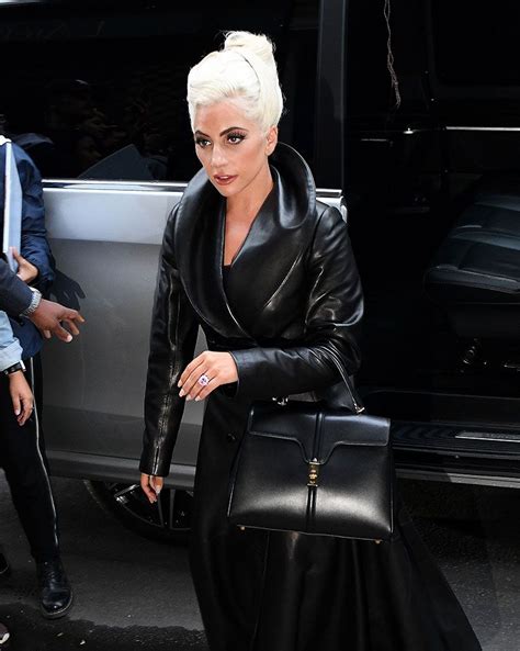 Hedi Slimane’s First Céline Bag Debuts on the Arm of Lady Gaga